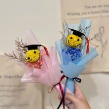 乒乓菊微笑花束 畢業花束 索拉乒乓菊花束 單隻花束