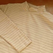 【絕版特會】有機彩棉 條紋長袖半高領 (兒童款)