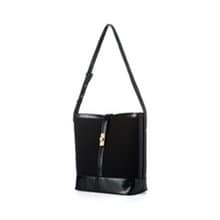 韓國KIMMY BAG | 黑帆布/黑色 | 大容量 手袋 單肩包 水桶包