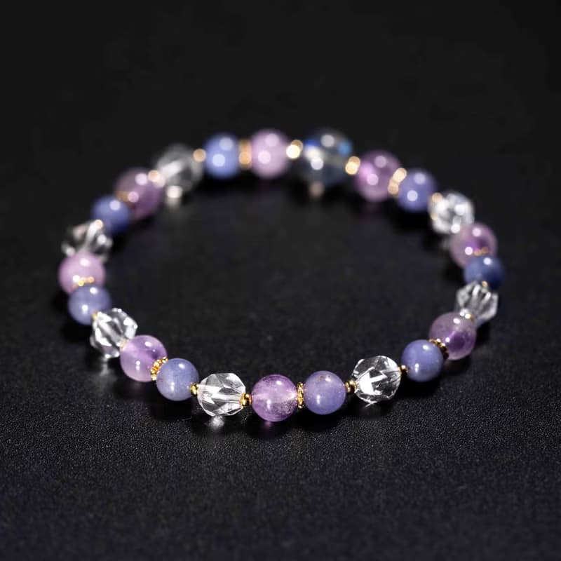 坦桑石薰衣草紫水晶手鍊 | 天然水晶手鍊禮物
