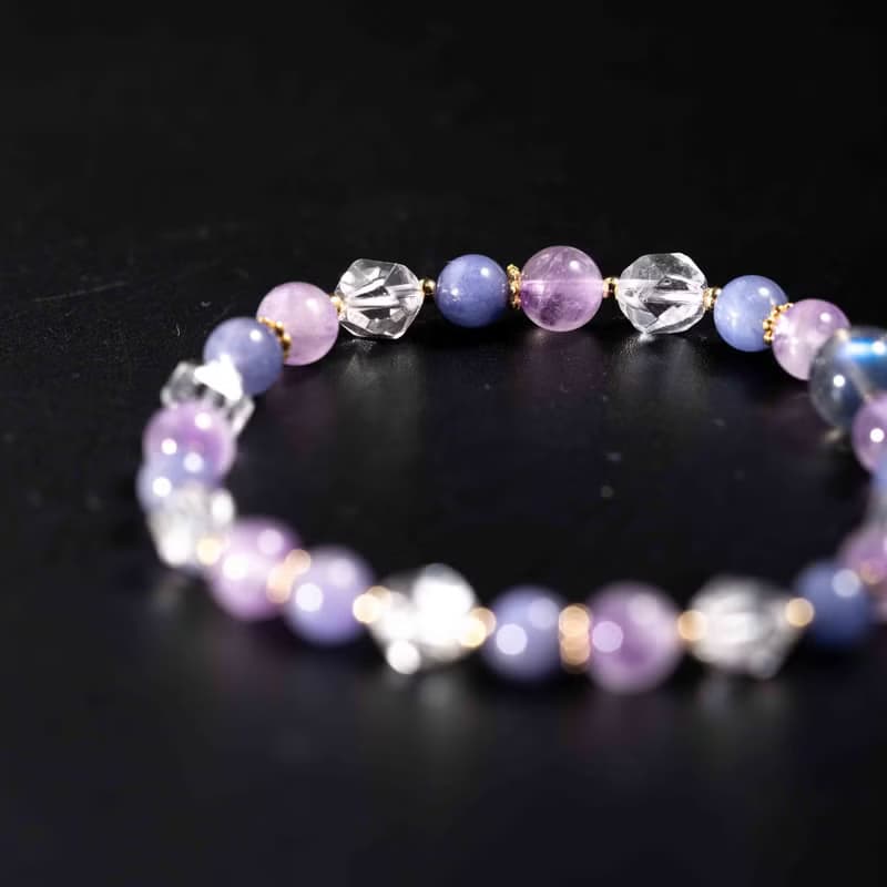 坦桑石薰衣草紫水晶手鍊 | 天然水晶手鍊禮物
