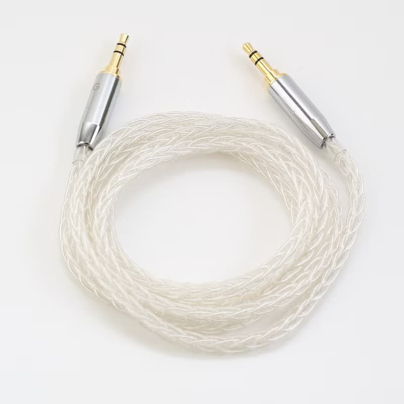 純銀 3.5mm 音訊線【川木】全新現貨【W258】車載 對錄線 AUX