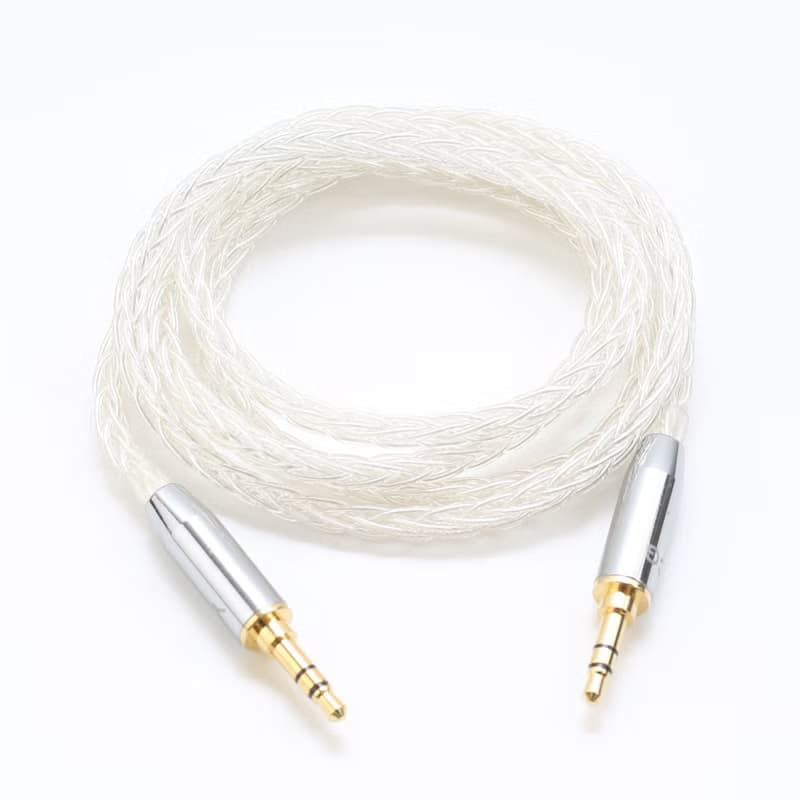 純銀 3.5mm 音訊線【川木】全新現貨【W258】車載 對錄線 AUX