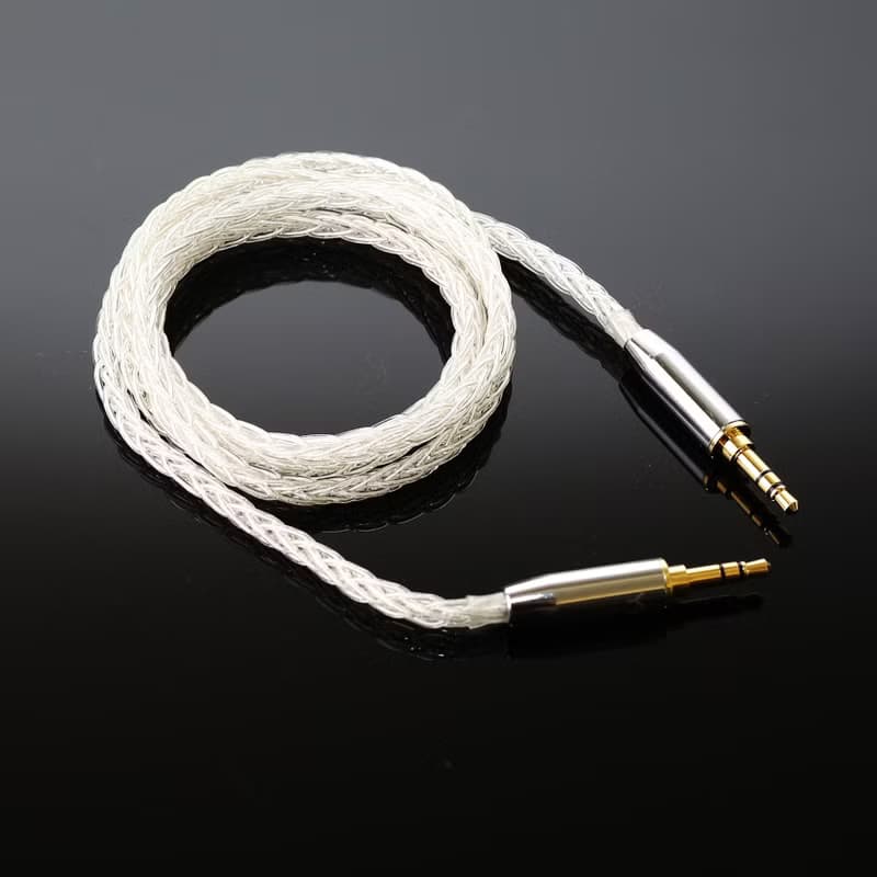純銀 3.5mm 音訊線【川木】全新現貨【W258】車載 對錄線 AUX
