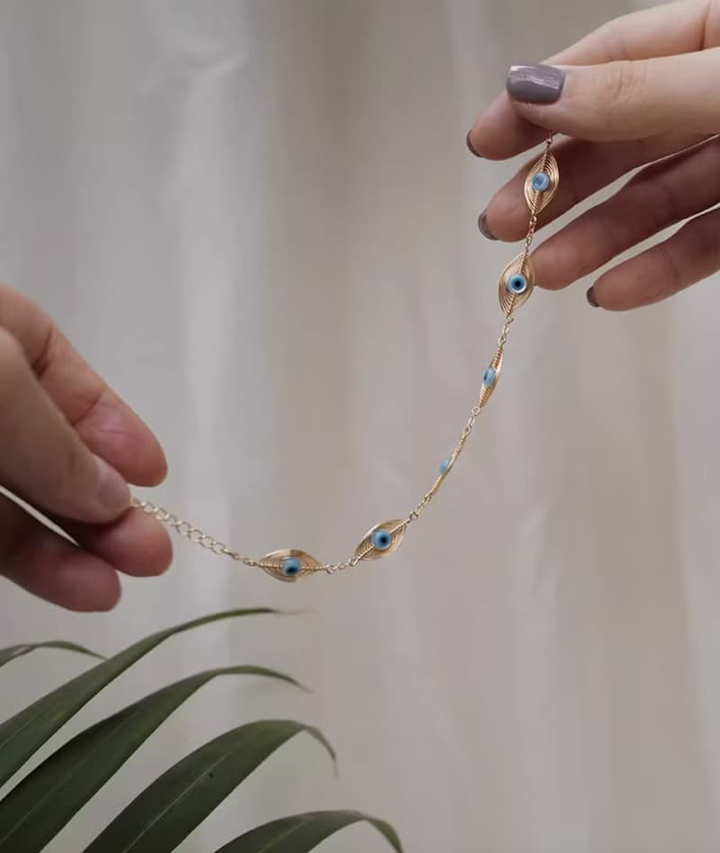 情人眼 中古不褪色手鏈飾品 手工製