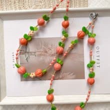 可愛小桃子項鍊 桃子項鍊 水果項鍊 可愛項鍊