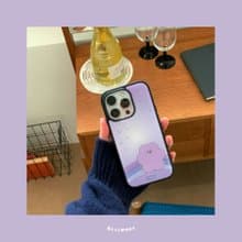 (Bumper Epoxy) Purple Rainbow phonecase