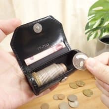 一筒金零錢包/經典純色款/闇黑