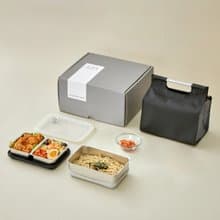 【 Pinkoi 限定 】Double Box 便當盒禮盒－B5 極夜冰川