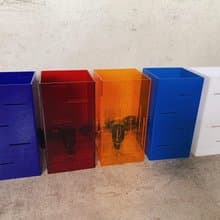 1970s太空年代 塑料風潮下的兩用桌燈
