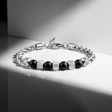 輪影Ring | 闇夜瑪瑙 x 鋼鍊手鍊_天然石【夢想守護】