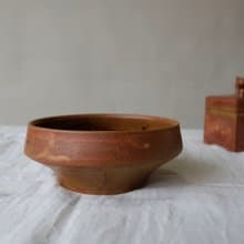 茶葉褐 飛碟碗