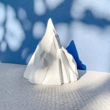 幾何聖誕冰山雪山擴香石