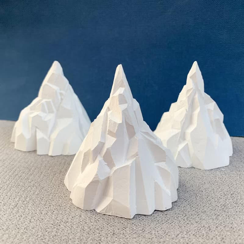 幾何聖誕冰山雪山擴香石