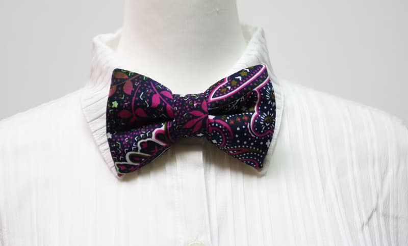 深紫  手工立體蝴蝶結領結 bow tie *SK*