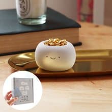 笑笑 金飯丸 I 橢圓 水泥器皿  含金元寶 辦公室小物 新裝上市