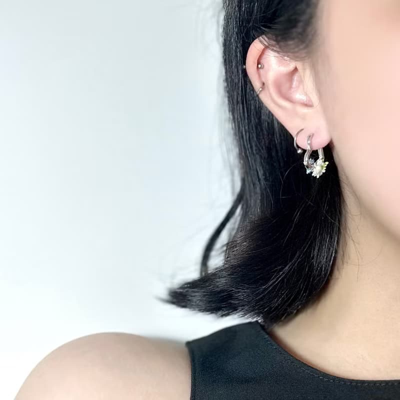 咲心 • 押花手工耳環