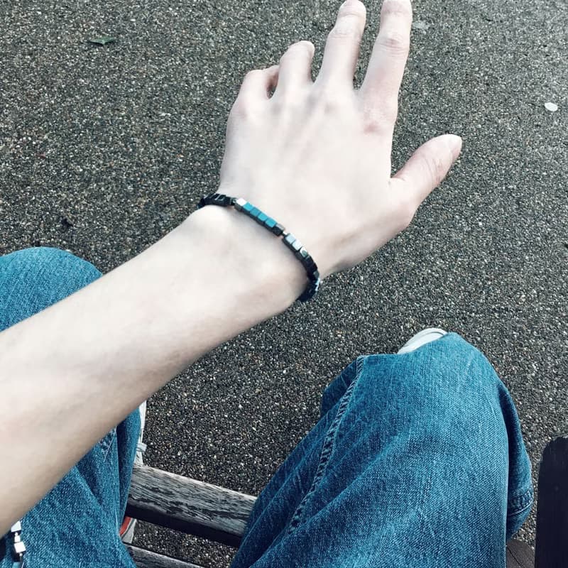 Op.31 復古天然石手鏈 古法手工做舊 莫克瑟石