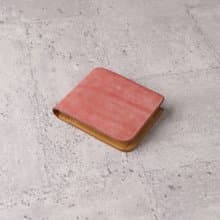 | 訂製 | -翻蓋證件零錢袋短夾 Coin Wallet / 磨砂粉紅 Pink
