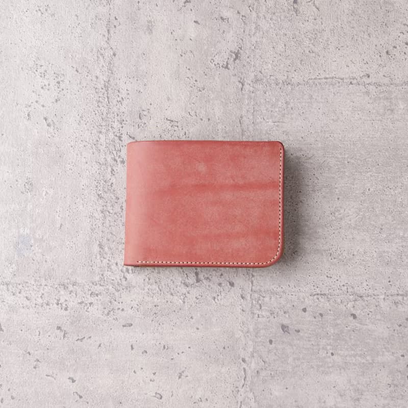 | 訂製 | -翻蓋證件零錢袋短夾 Coin Wallet / 磨砂粉紅 Pink