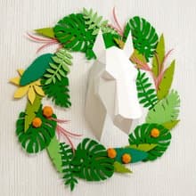 Background Plants for Papercraft 3D sculptures, paper plants, DIGITAL TEMPLATE