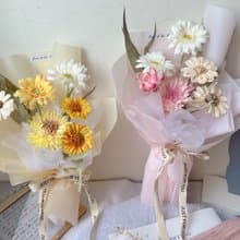 【畢業花束】flower-of-life 初綻 乾燥花束 小太陽花束