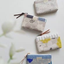 現貨!【FWL/三層小錢包】可遇不可求系列 四色 日本棉麻布 刺子布