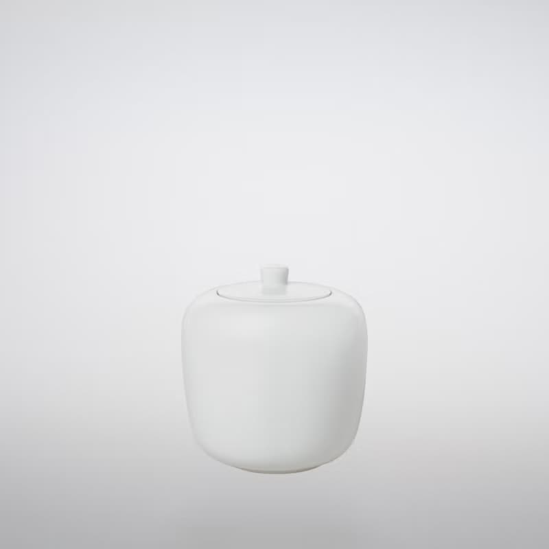 TG 白瓷中式茶罐 500ml