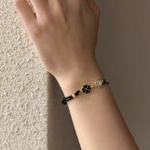 Birthstone Clover Knot Bracelet (4Colors)