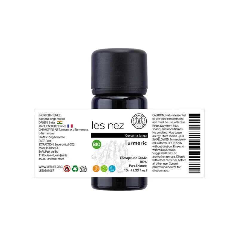 【Les nez 香鼻子】天然單方薑黃精油 10ML