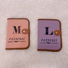 護照套  刺繡字母 英文名字 結婚情人節 畢業 旅行 交換禮物 護照