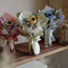 【遇見恆久】青春緩緩乾燥花向日葵花束 共3款