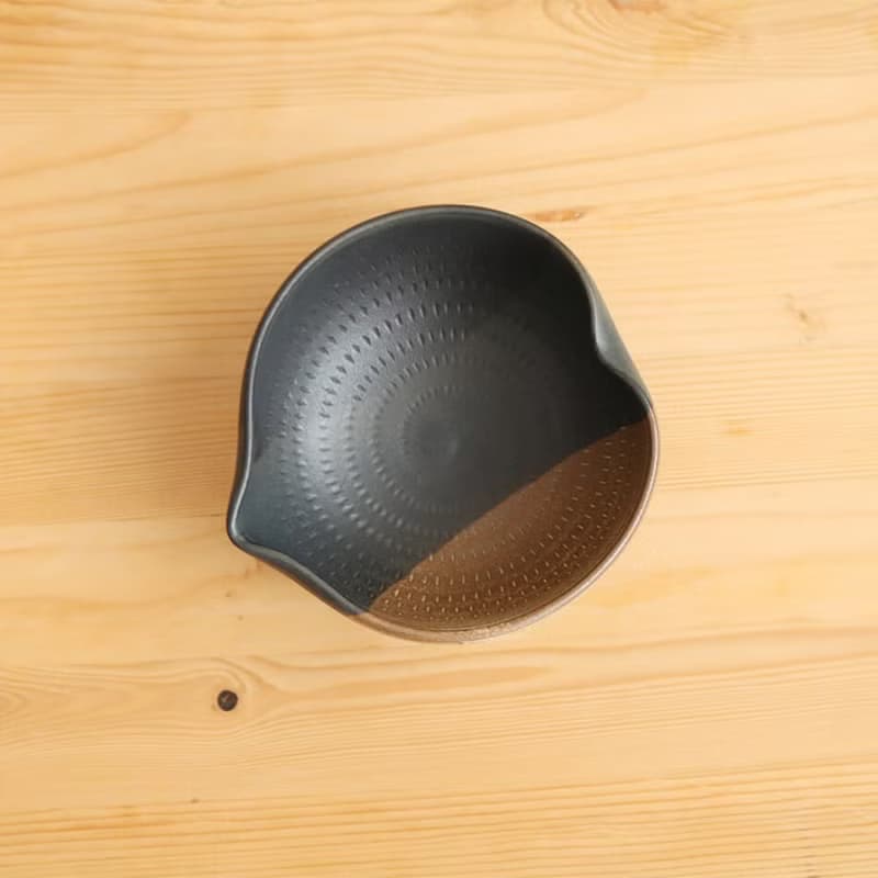 小石原燒雙色小碗 森木窯 12.5cm 森山健二 陶器 餐具