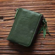 男女錢包短款 真皮豎款零錢包 日常錢包