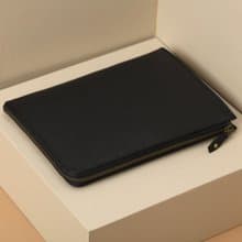 Leather Portfolio with Zip Around Closure