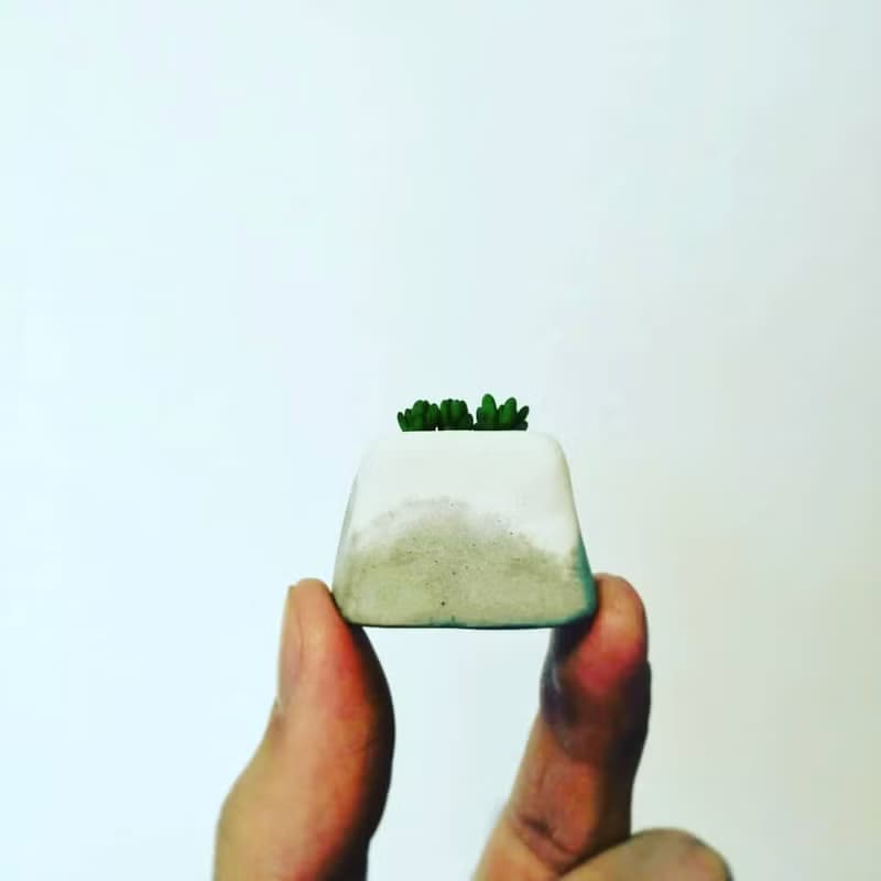富士迷泥盆-磁鐵.盆栽.擴香石