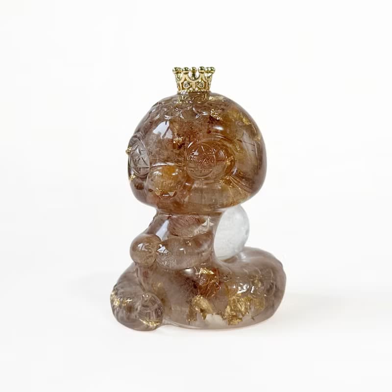 水晶 蛇來運轉 M號 | 五行招財系水晶 | 生日禮物 新年禮物