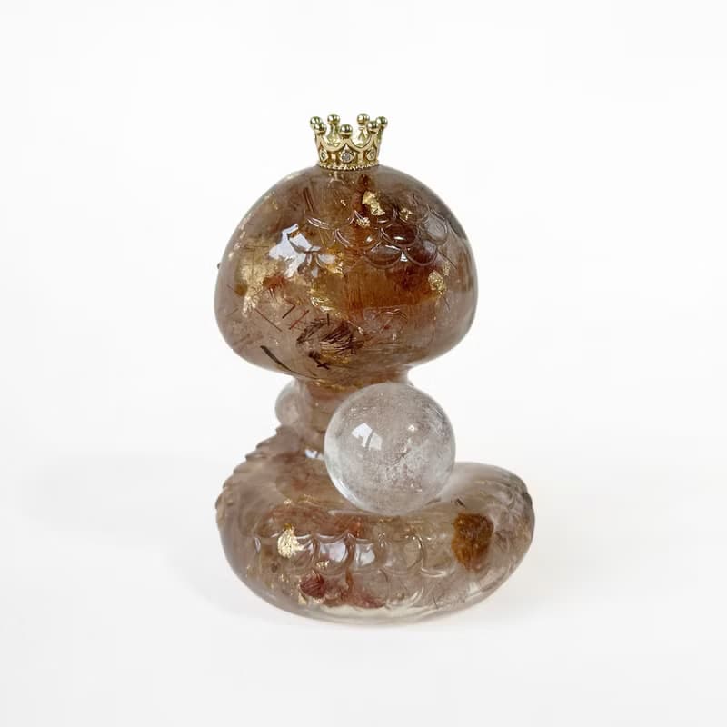 水晶 蛇來運轉 M號 | 五行招財系水晶 | 生日禮物 新年禮物