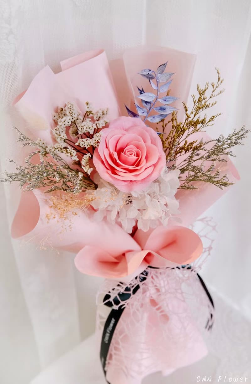 畢業花禮/乾燥花束/香皂花花束/向日葵花束/畢業花束/畢業季花束