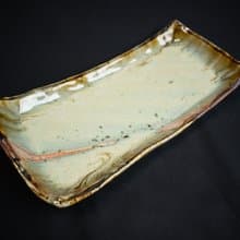 黄金窯変2024 使いやすいサイズの長角皿