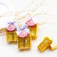 (有包裝)祝你發大財 金塊磁鐵二入 創意小物(滿百份免費印名字)