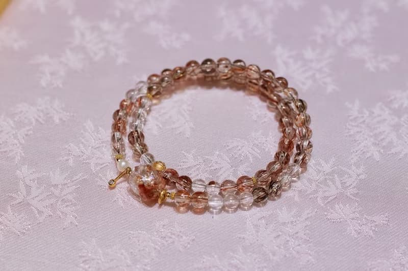 天然黑金超七手鏈 防小人消除負能量 招財闢邪事業運水晶手鏈禮物