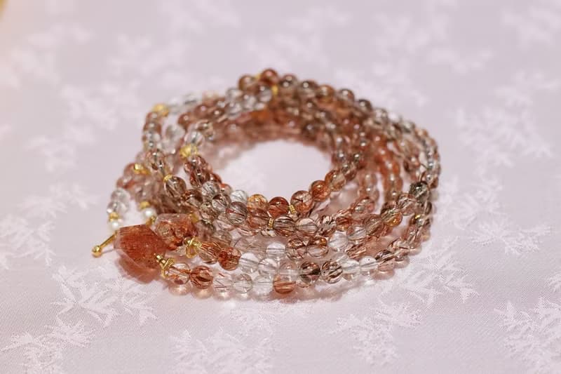 天然黑金超七手鏈 防小人消除負能量 招財闢邪事業運水晶手鏈禮物