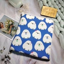 袋物系列-日本限量牛津棉布北長尾山雀L型拉鍊袋鋪棉-電子保護套