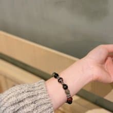 Mimis設計款 翠曜之境 胎毛水晶手鍊