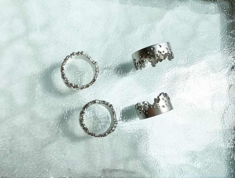 接單訂製 純銀月蝕寬版戒指