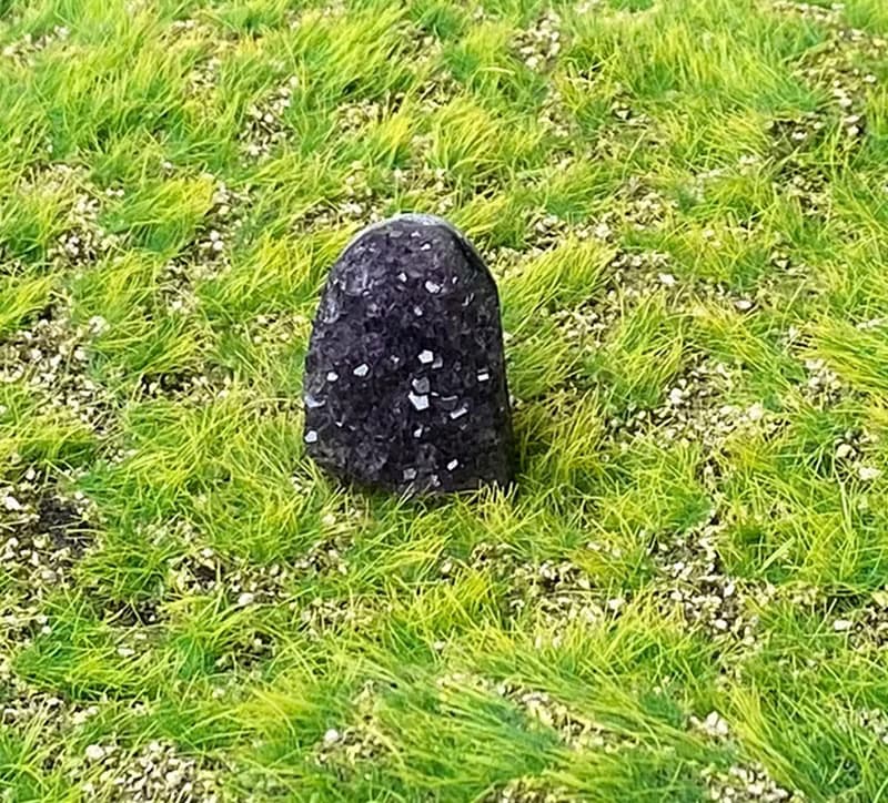小小能量擺件-天然小小迷你滿天星紫晶鎮 紫水晶 辦公室 療癒