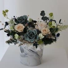 【永生花禮】永生花盆栽 開幕賀禮 乾燥花 乾燥花桌花 永生玫瑰