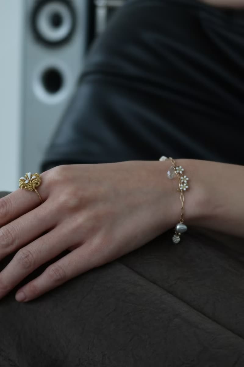 星語雛菊手鍊\飾品 聖誕禮物 可愛手鍊 華麗飾品