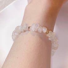 手作天然石個性手鍊 月光石